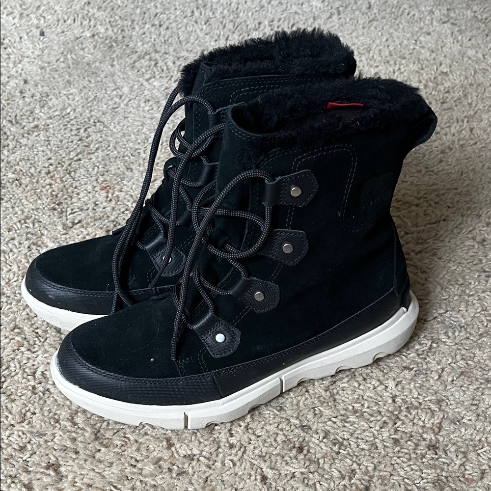 Sleek Women's Black Winter Boots
